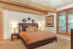 Second bedroom features King Bed and TV